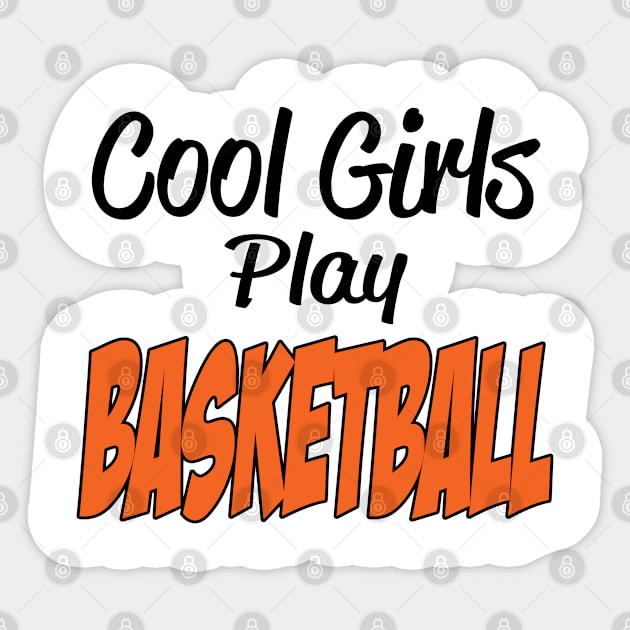 Girls Basketball Sticker by Hudkins